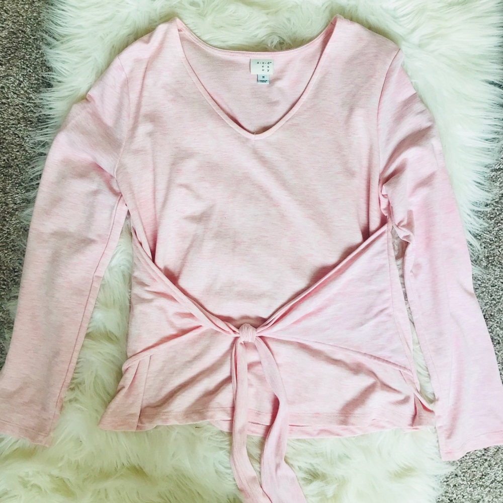 Tie Front Long Sleeve